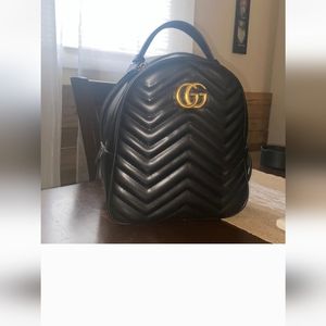 NWOT Fake Gucci Backpack Purse